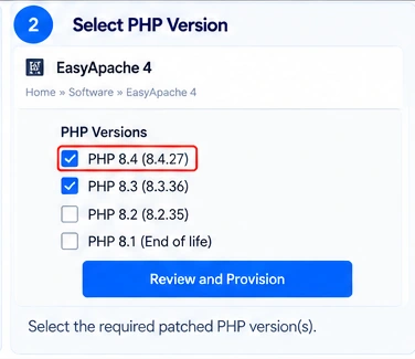 WHM guide: whm 02 review php packages