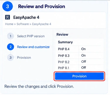 WHM guide: whm 03 review and provision